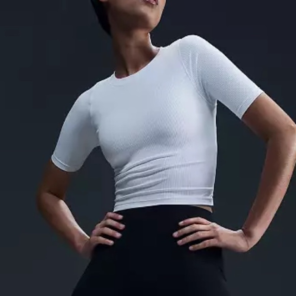 Nike Zenvy Rib Dri-FIT Short Sleeve Top